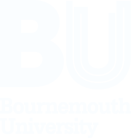 Bournemouth University logo white